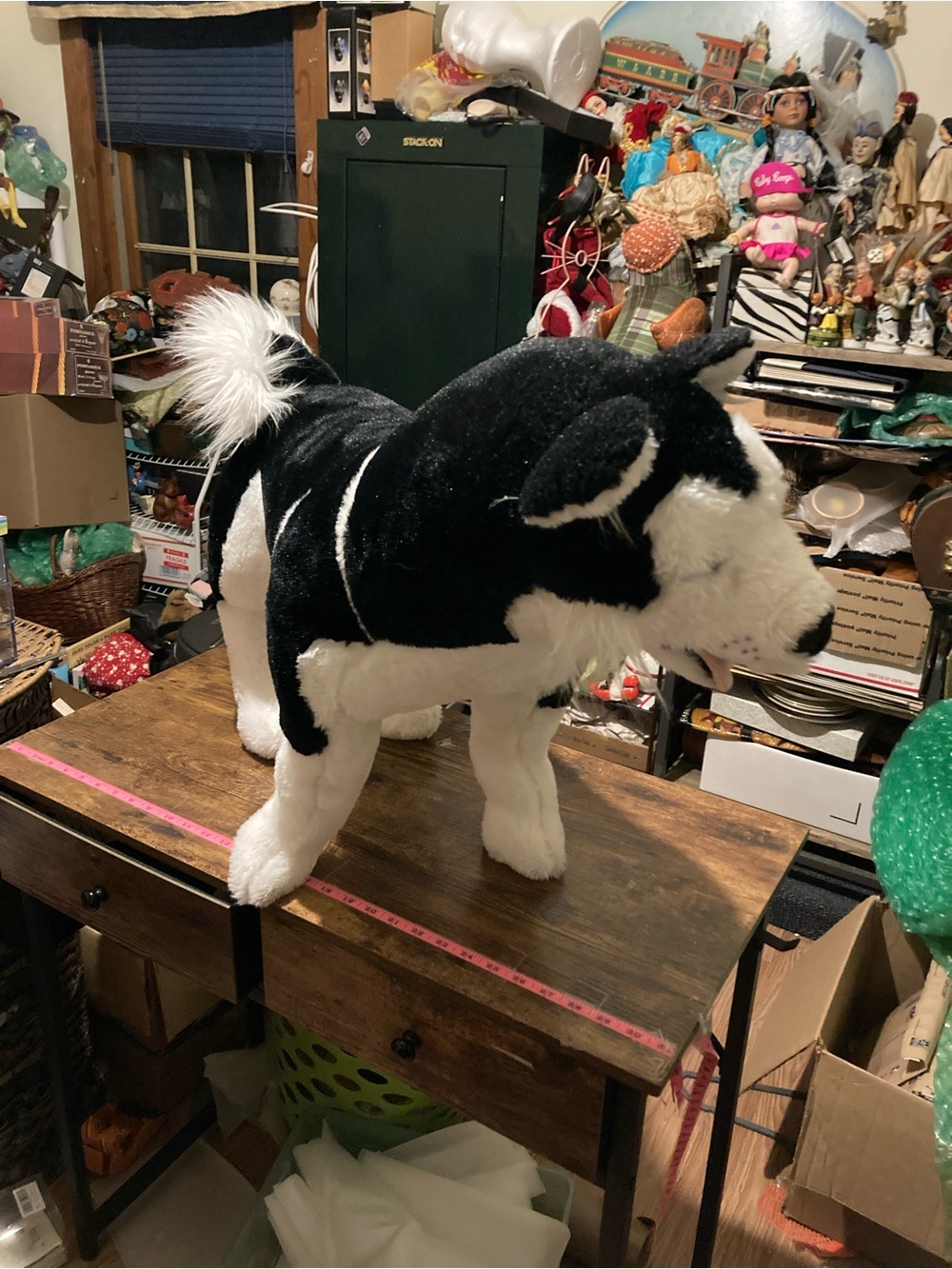 Melissa & Doug large plush Husky stuffed animal